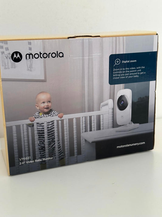 Motorola VM481 2.0” Video Baby Monitor with Digital Zoom & Infrared Night Vision
