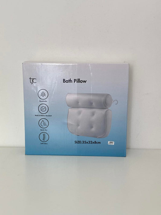 TJC Luxury Bath Pillow – Breathable, Quick-Dry Comfort