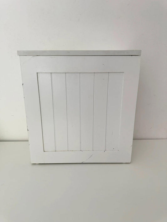 Charming White Wooden Storage/Letter Box