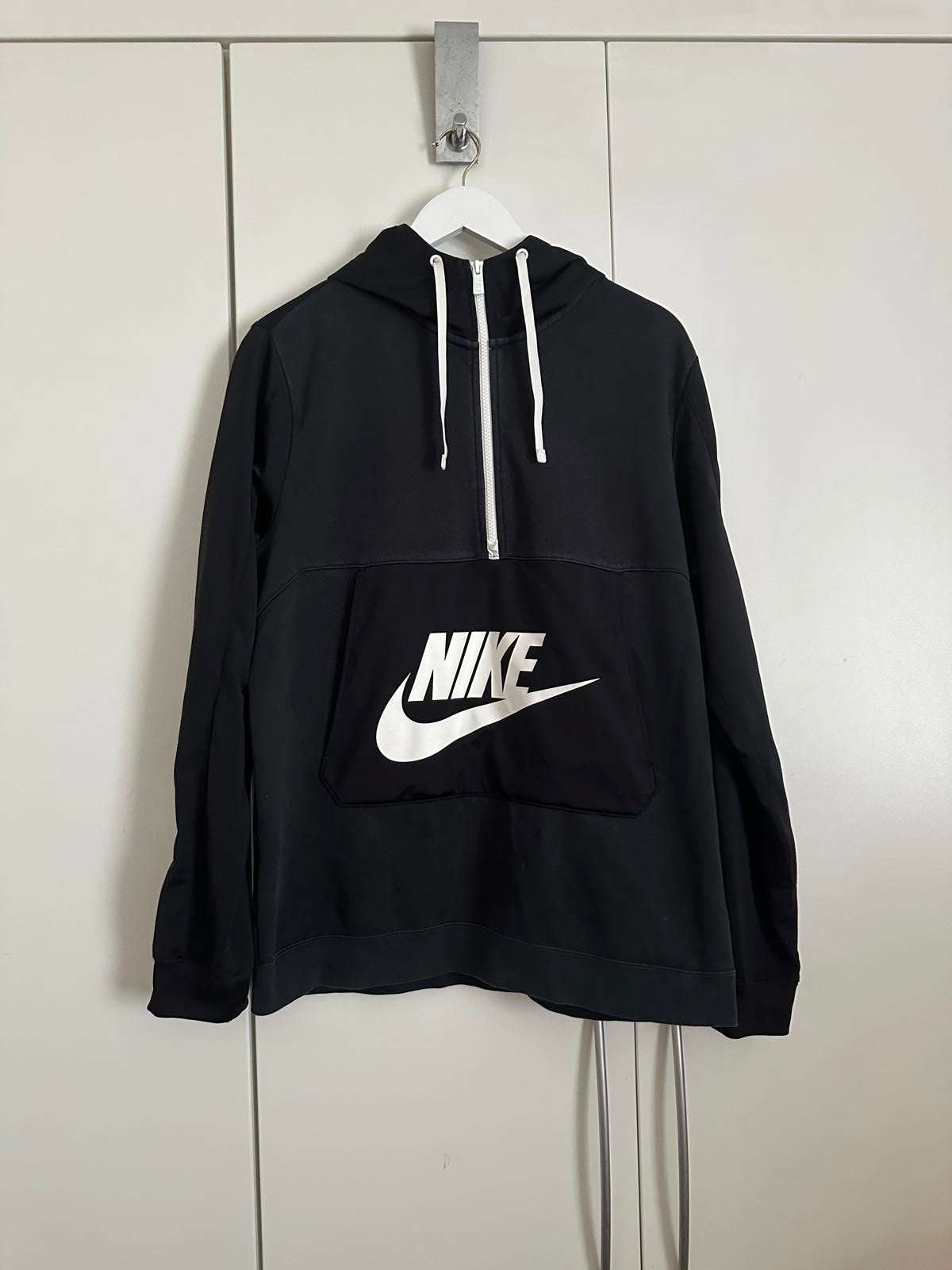 Nike Black Pullover Hoodie with Logo