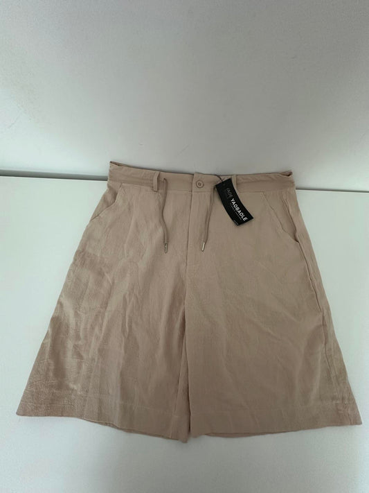 YAOBAOLE Classic Beige Shorts – Cotton & Linen Blend