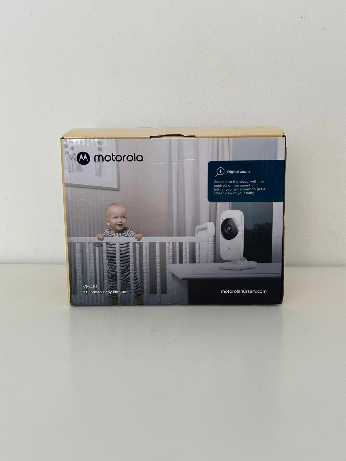 Motorola VM481 2.0” Video Baby Monitor with Digital Zoom & Infrared Night Vision