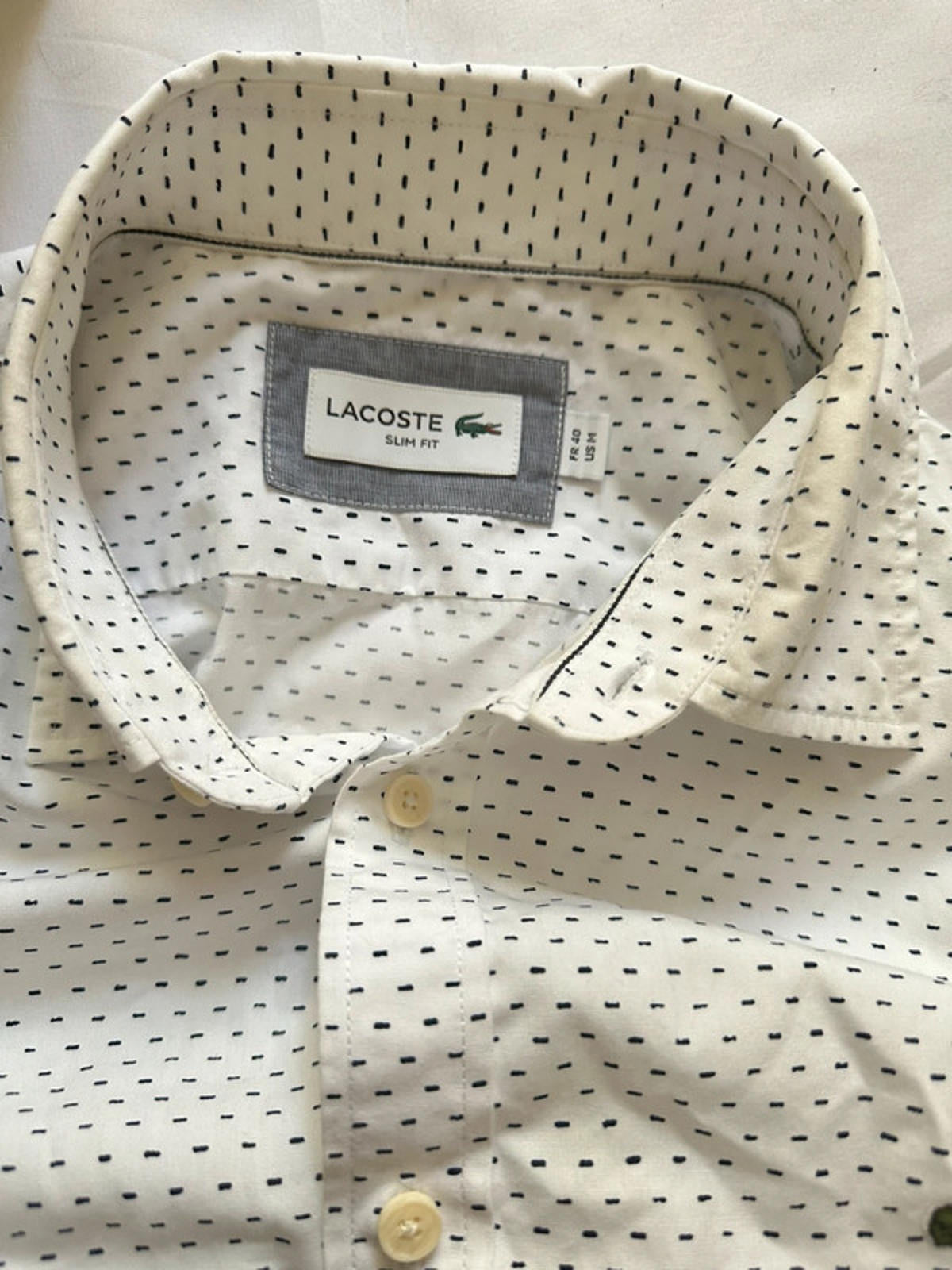 Lacoste Men's Casual Shirt with Dots