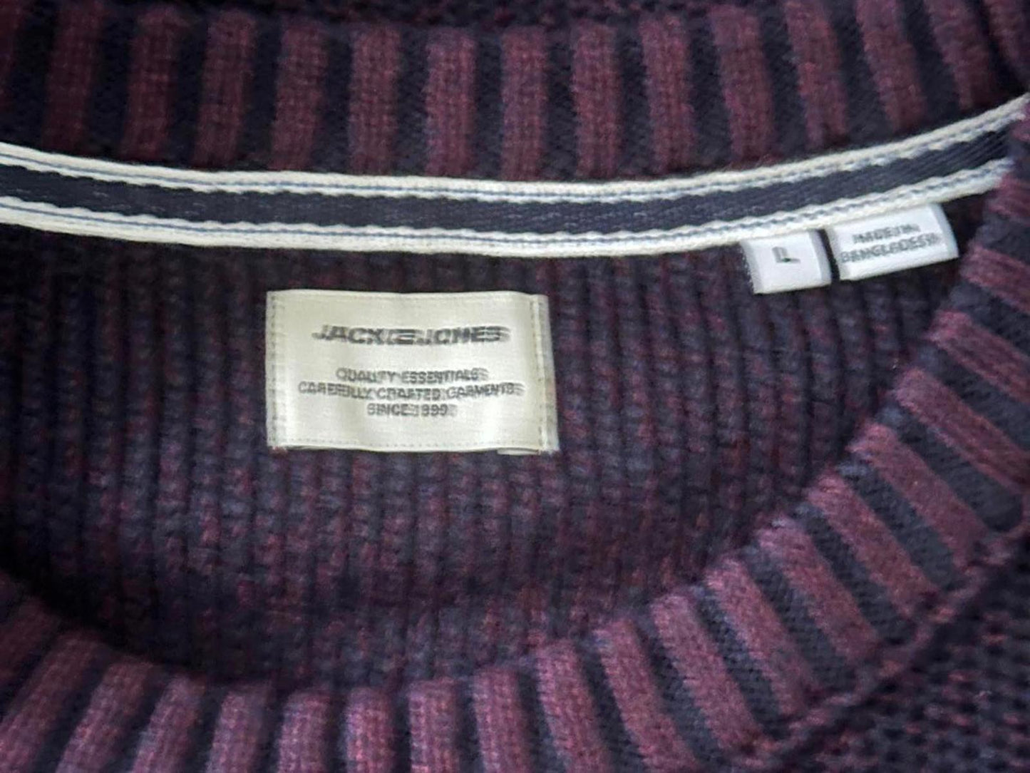 Jack & Jones Men’s Knit Jumper – Crew Neck, Casual Winter Sweater