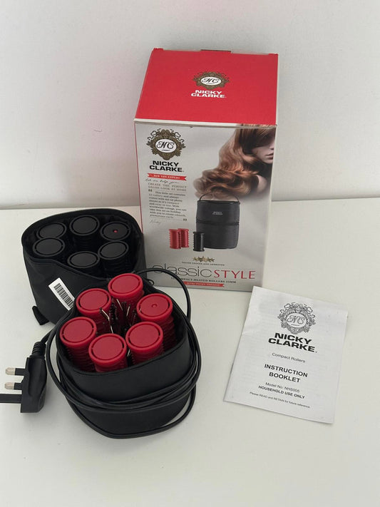 Nicky Clarke Classic Style 12 Heated Rollers – 25mm