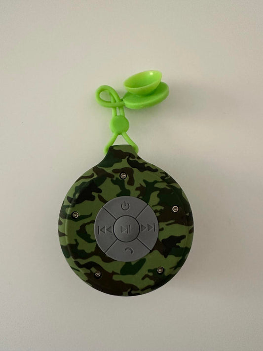 Camo Waterproof Bluetooth Shower Speaker