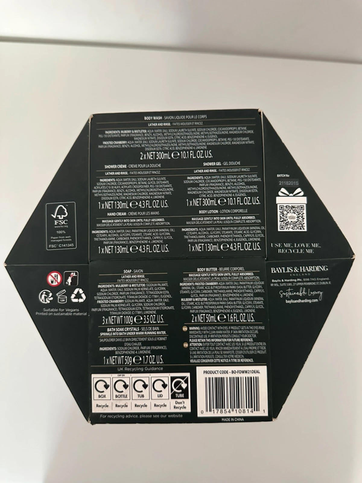 The Fuzzy Duck Gift Set - Frosted Cranberry & Mulberry Misteltoe