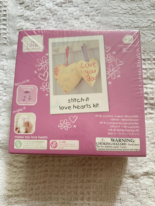 Stitch-it Love Hearts Kit by The Little Experience