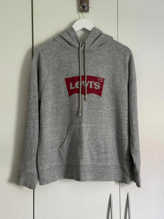 Levi’s classic grey logo hoodie – large