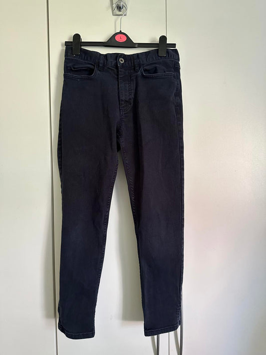 Zara Men's Premium Quality Five-Pocket Trousers – Black – Size 30