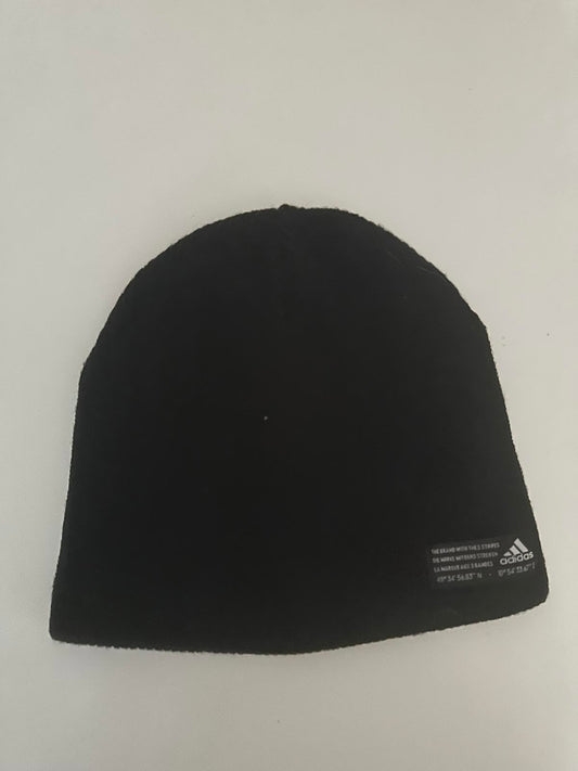 Adidas Black Beanie Hat – Classic Streetwear Winter Essential