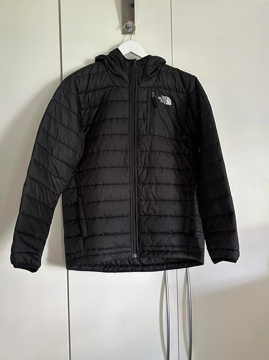 The North Face Youth XL Black Puffer Jacket with Hood