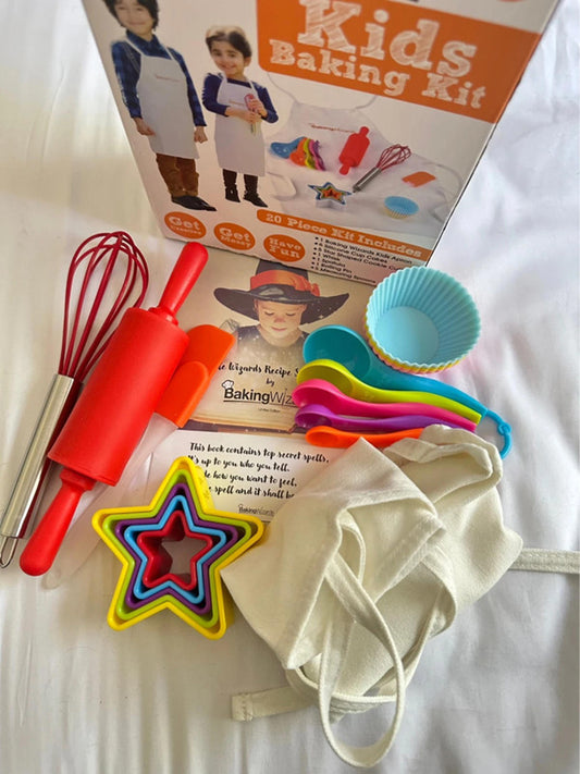 Baking Wizards Kids Baking Kit - 20 Piece Set for Creative Fun