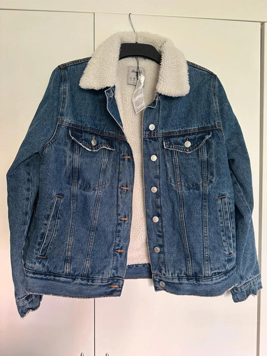 Denim & Co. Sherpa Lined Denim Jacket