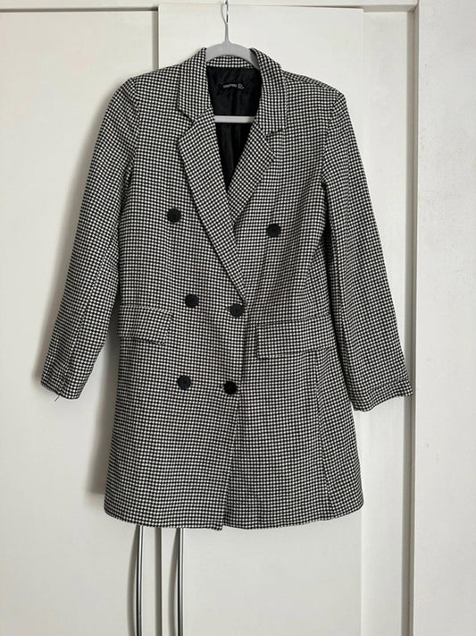 Double-Breasted Blazer Coat
