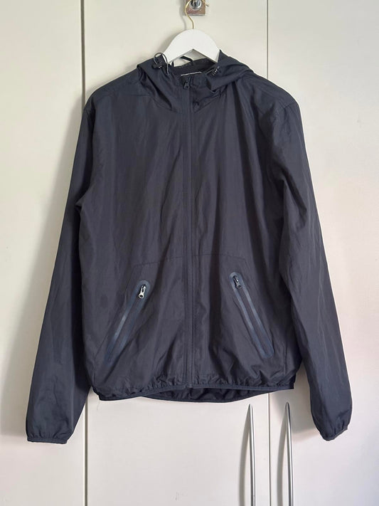 Cedar Wood State Ultra Lightweight Hooded Jacket – Black – Size M