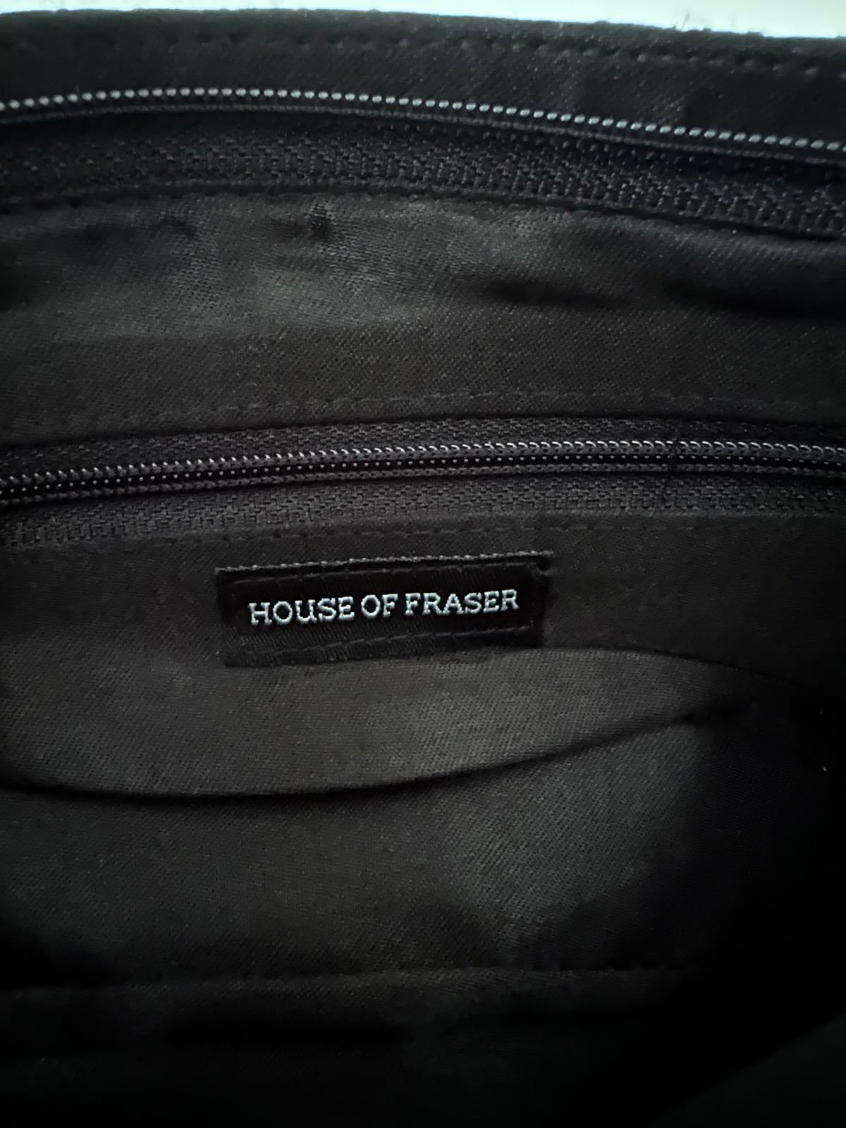 House of Fraser Black Mesh Shoulder Bag