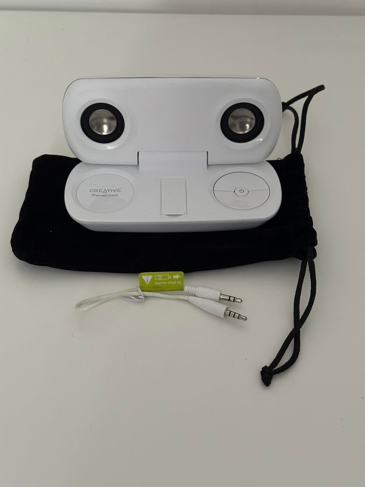Creative TravelDock Portable Speaker Dock – Compact Travel Audio
