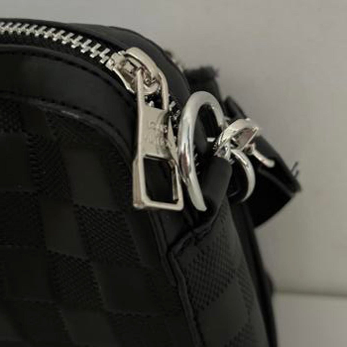 Louis Vuitton Damier Graphite Crossbody Bag with Strap & Pouch