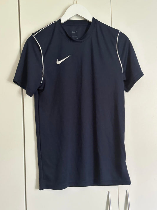Nike Dri-FIT Navy Blue Sports T-Shirt – Men’s Small Slim Fit