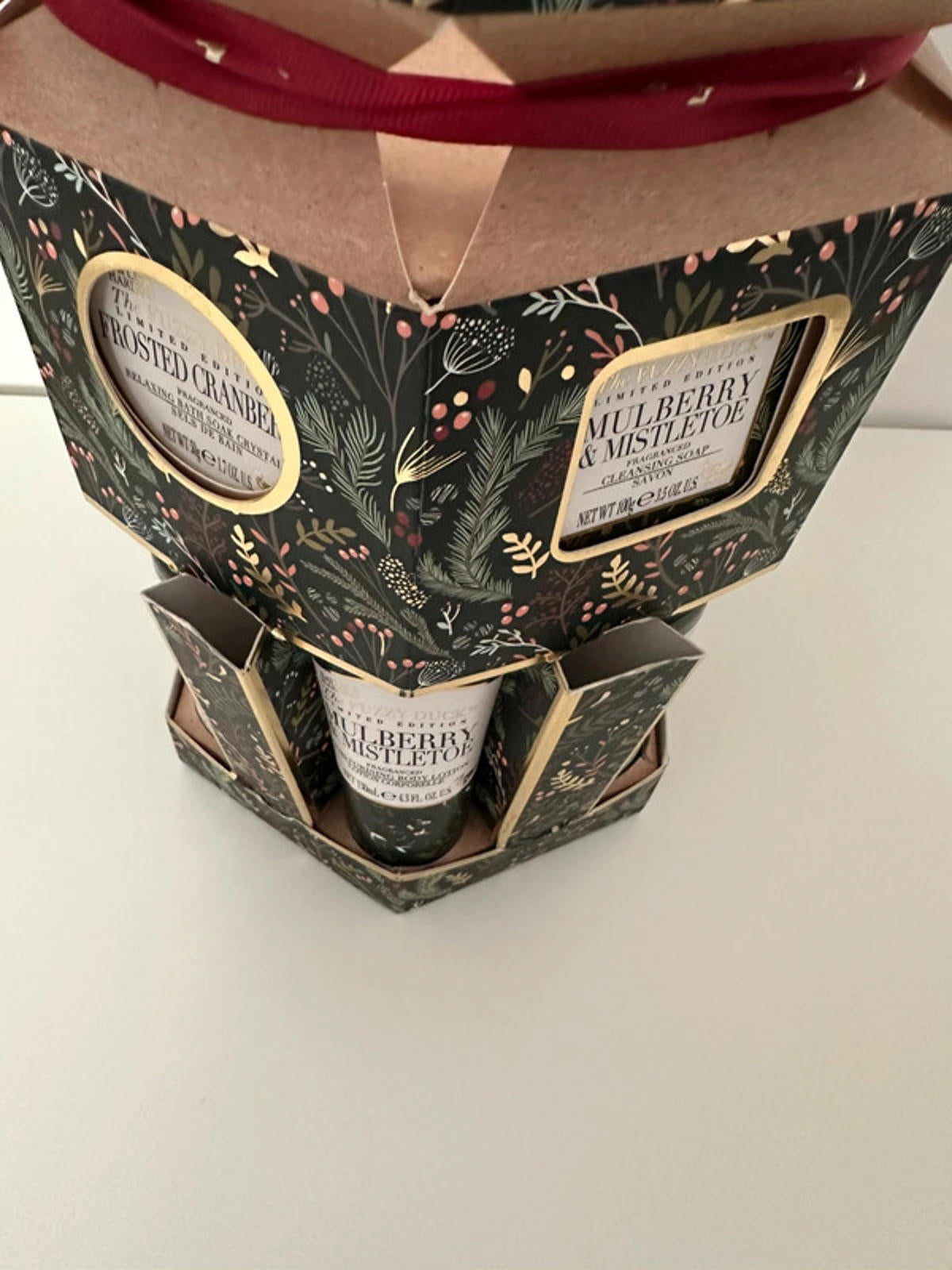 The Fuzzy Duck Gift Set - Frosted Cranberry & Mulberry Misteltoe