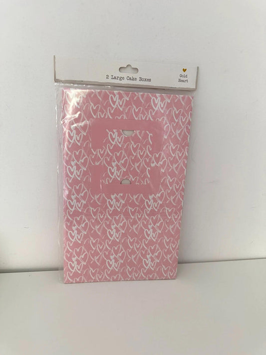Gold Heart 2 Large Cake Boxes - Perfect for Celebrations [COPY]