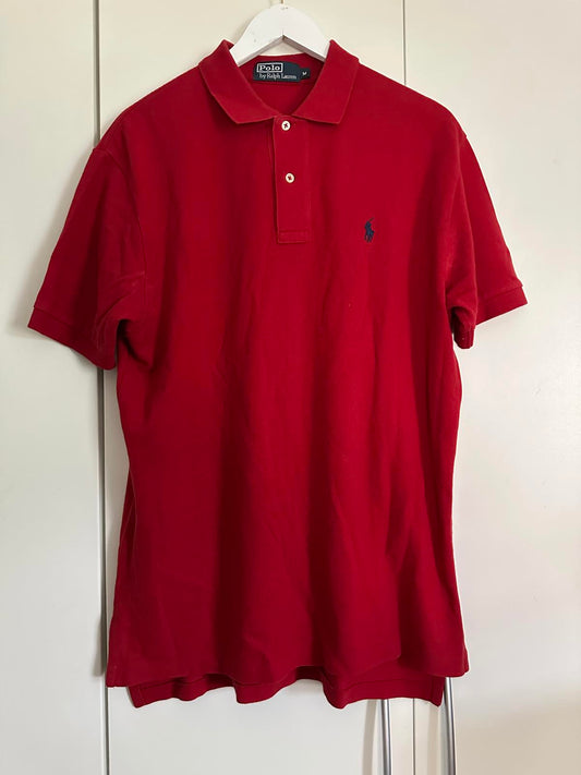 Ralph Lauren Polo Shirt Red – Classic Fit Short Sleeve