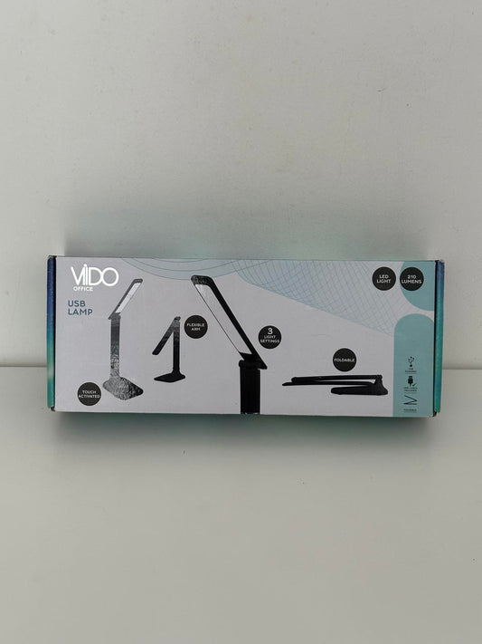 Vido Office USB LED Desk Lamp – Touch Activated, Flexible & Foldable
