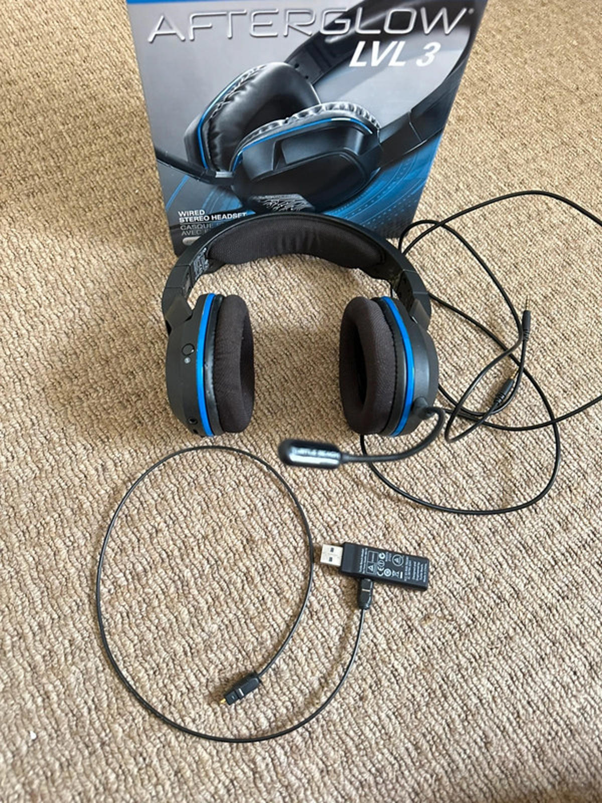 Turtle Beach Afterglow LVL 3 Wired Stereo Headset for PS4