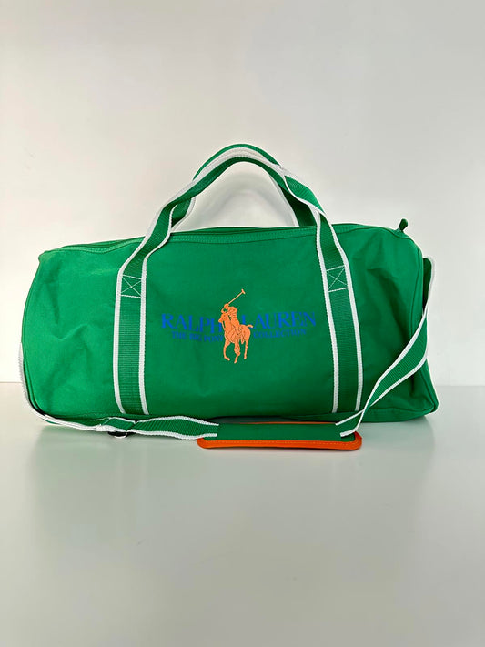 Ralph Lauren Big Pony Collection Green Duffel Bag – Iconic Sports Travel Holdall