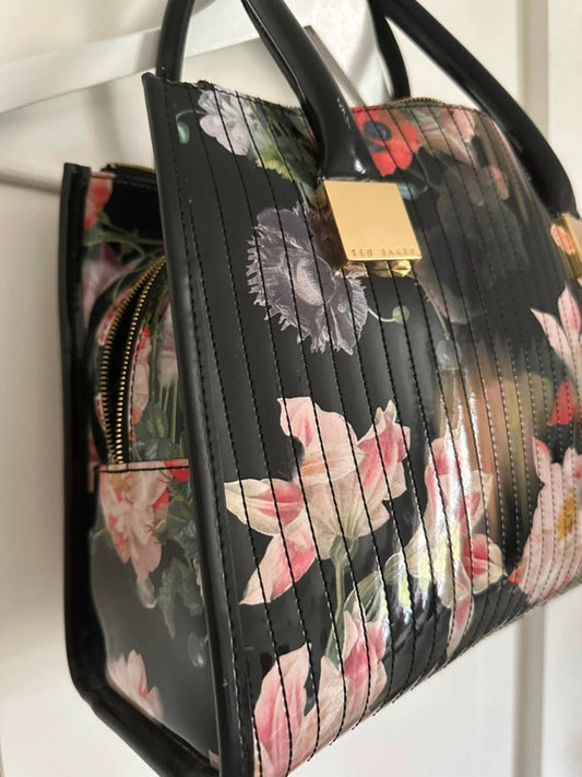 Stylish Floral Print Tote Bag