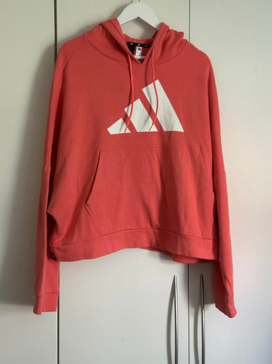 Adidas Pink Hoodie with Back Zip