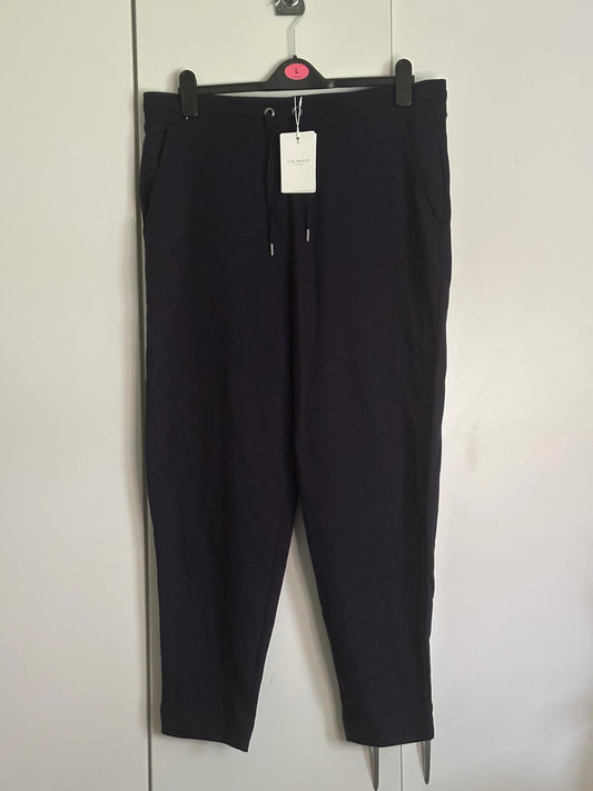 Ted Baker London Navy Joggers with Floral Patch – Men’s Loungewear