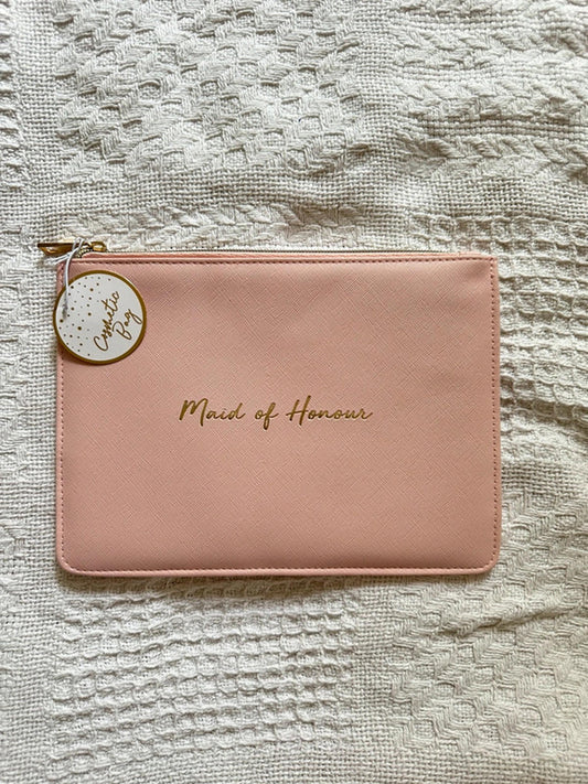 Chic Pink 'Maid of Honour' Pouch